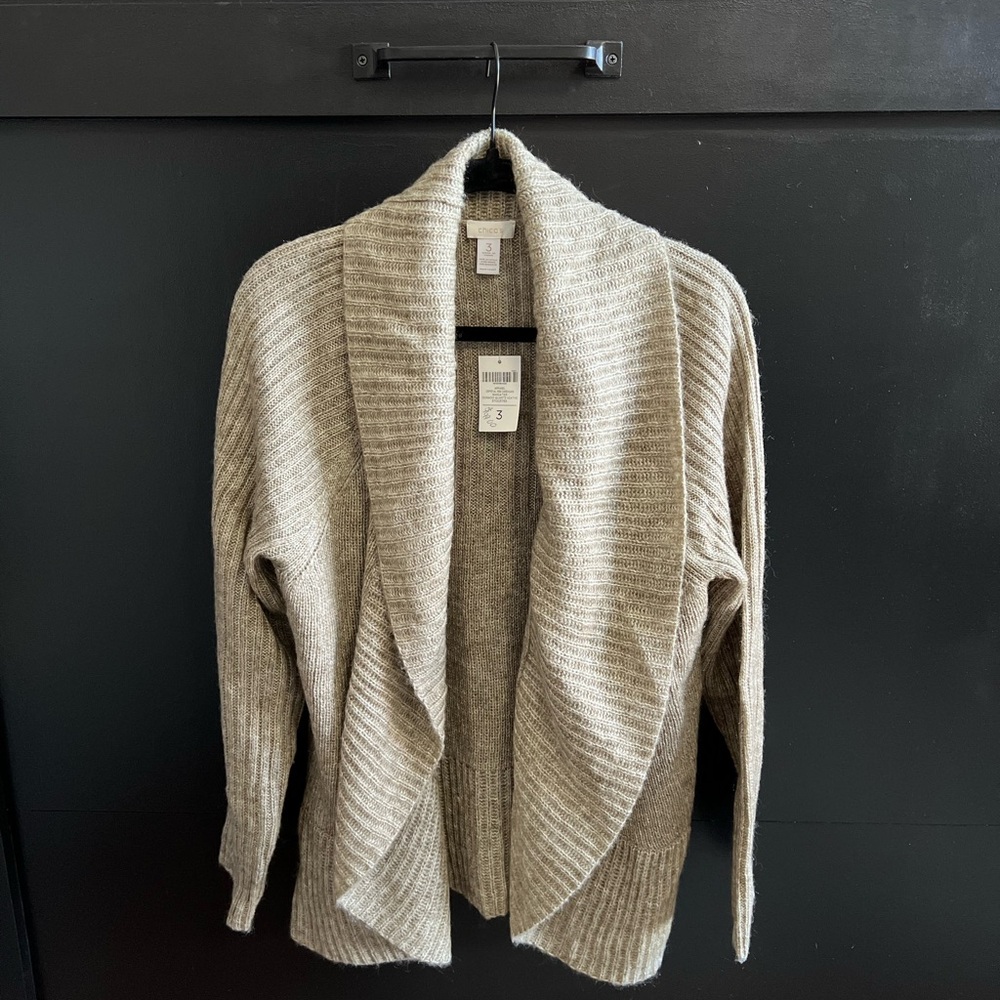 Chico's Cozy Tan Women's Cardigan